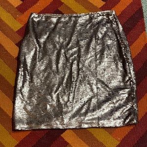 Missguided Sequin Skirt